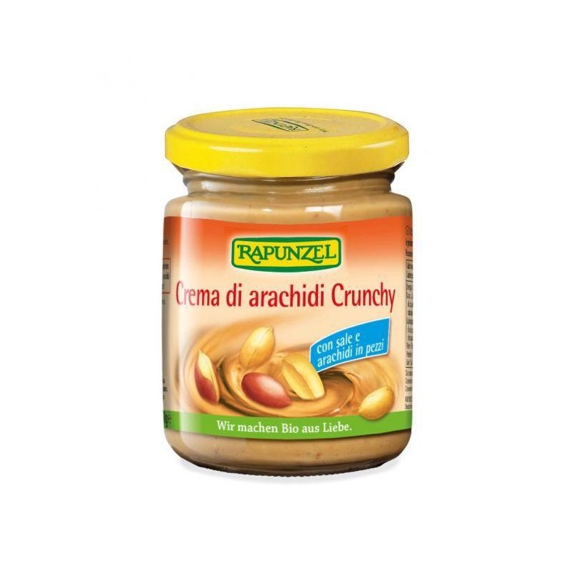  Crema di Arachidi Crunchy con Sale e Arachidi in pezzi 250 gr